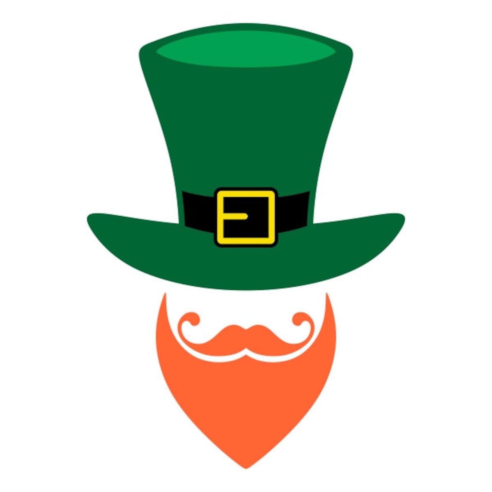 Leprechaun Hat And Beard Template