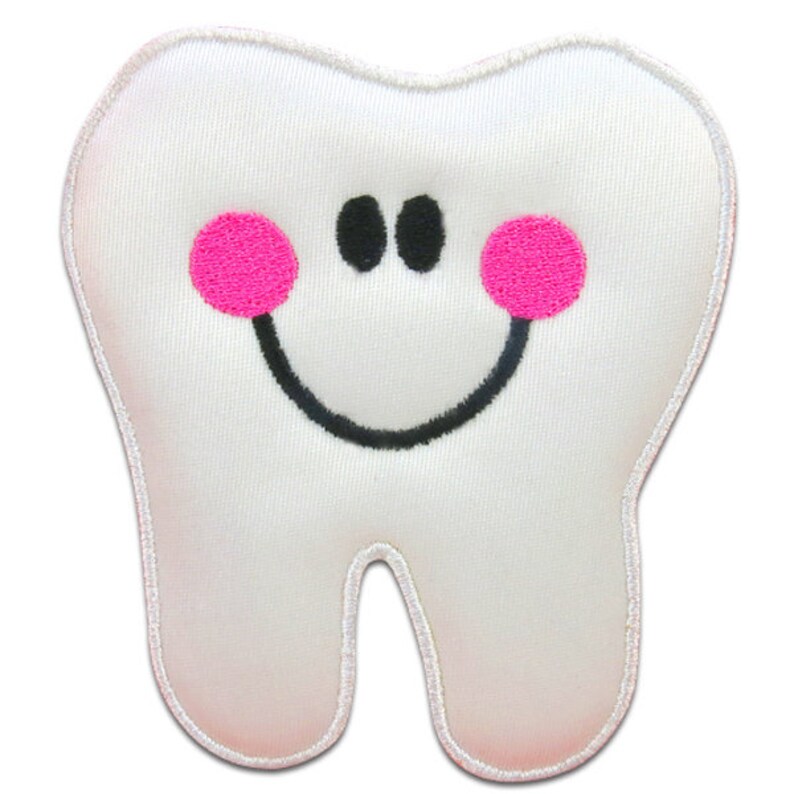 Tooth Smile Applique Embroidery Design Instant Download PES Etsy