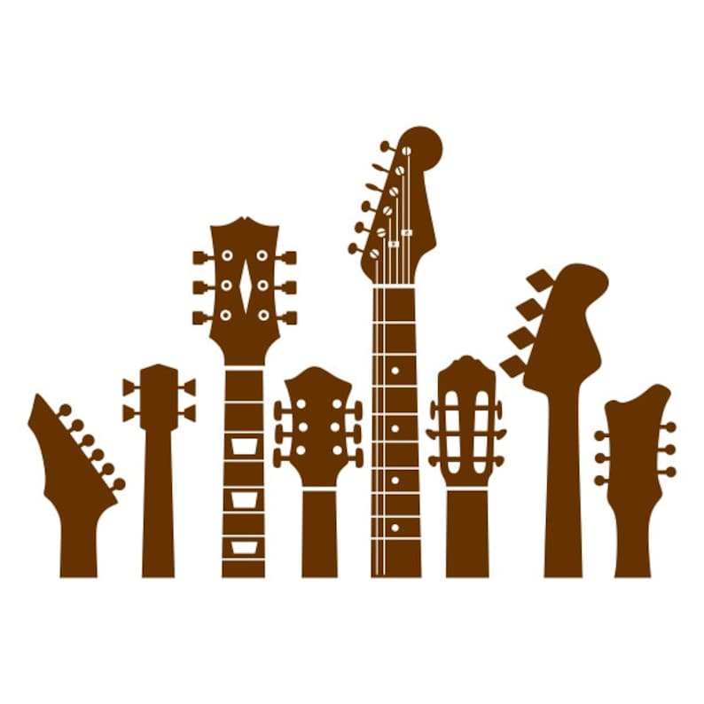 Download Guitar Neck Cuttable Design PNG DXF SVG & eps File for | Etsy