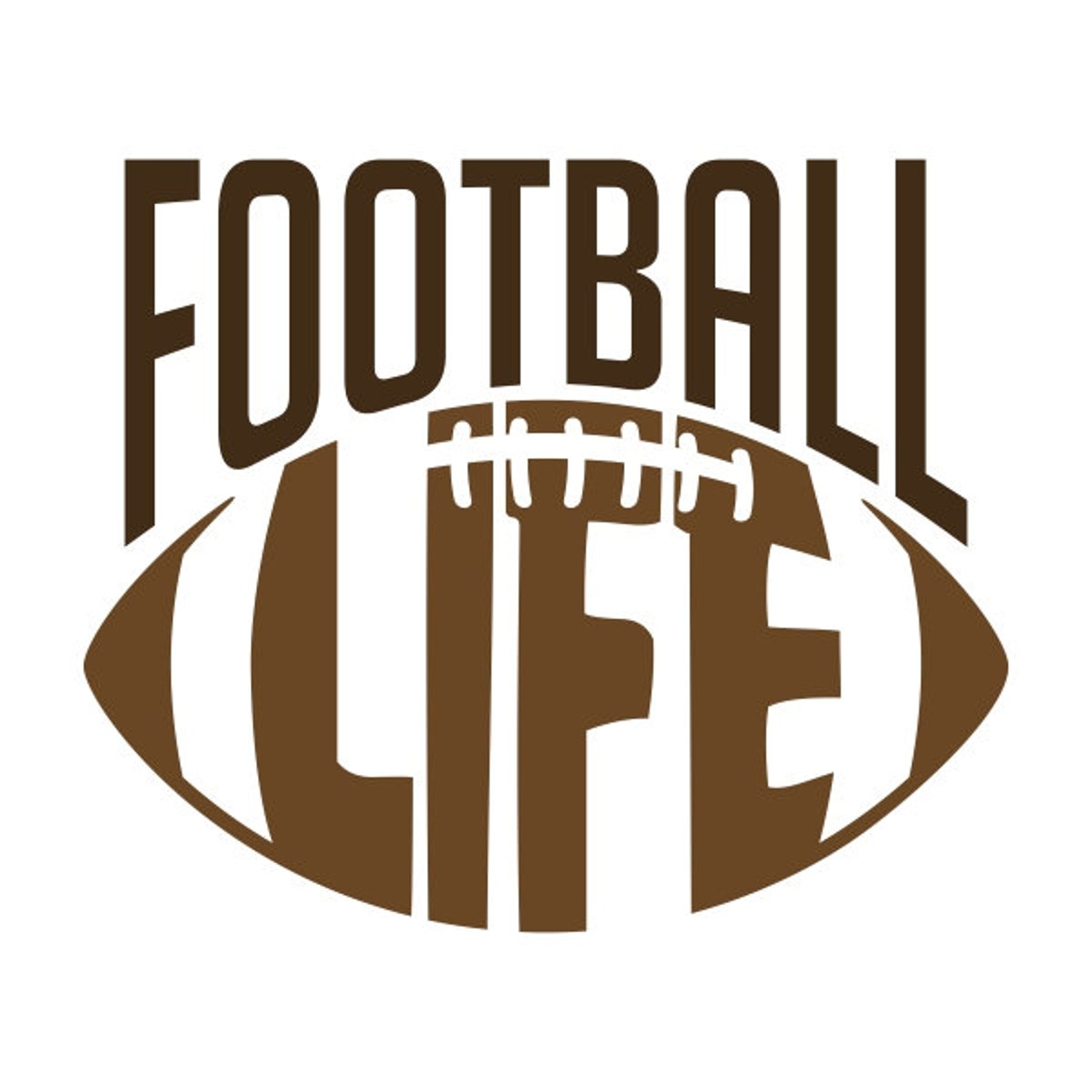 Football Life Cuttable Design PNG DXF SVG & Eps File Etsy