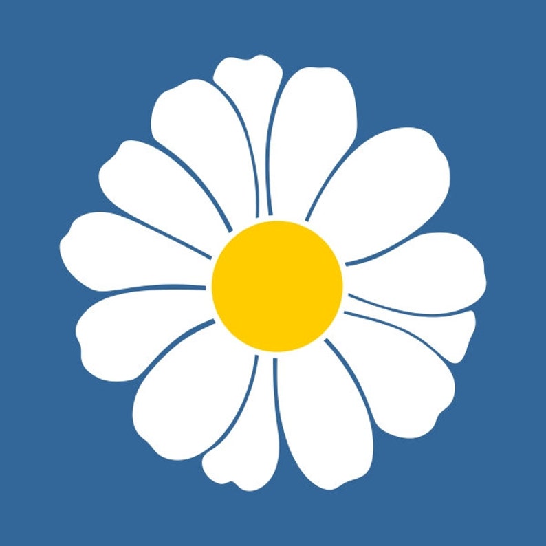 Layered Daisy Svg