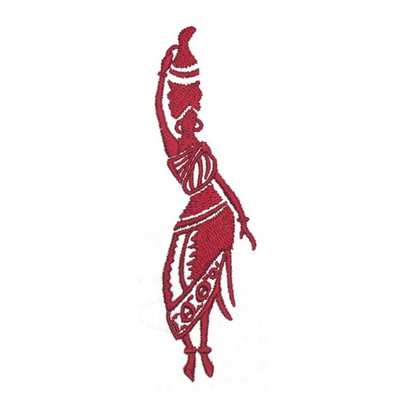 Instant Download PES DST African Woman Embroidery Design