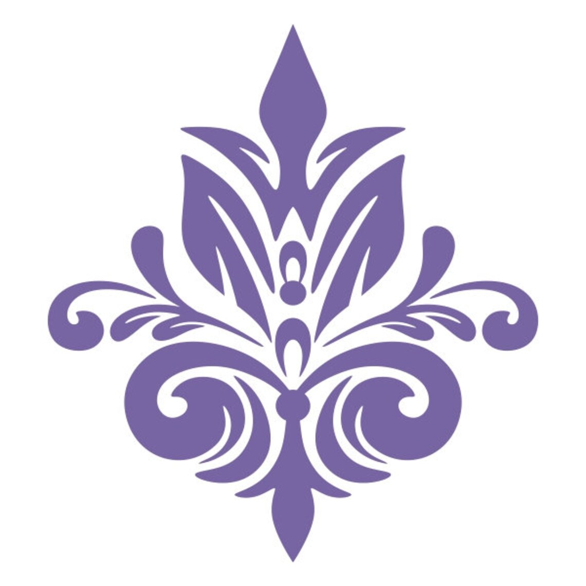 Download Damask Pattern Cuttable Design PNG DXF SVG & eps File for ...