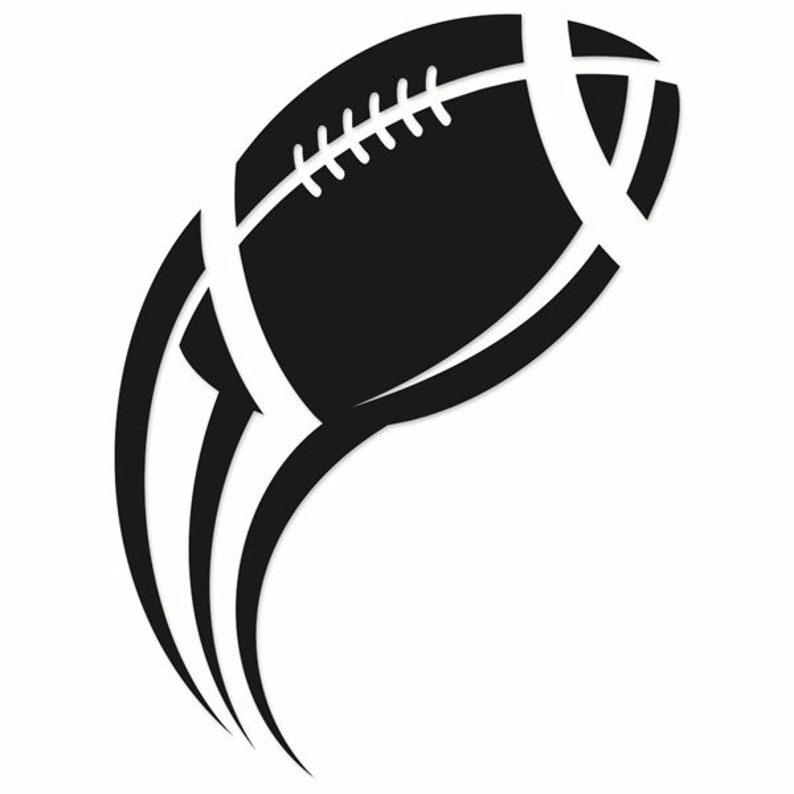 Football Decal Cuttable Design PNG DXF SVG & eps File for Etsy