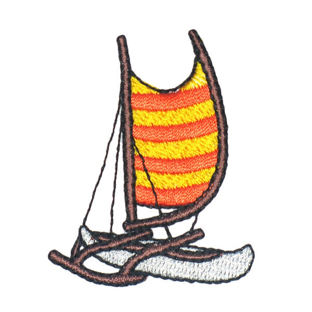 Boat Embroidery Design Instant Download PES DST Etsy