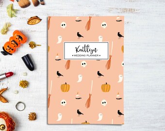 Personalized Halloween Wedding Planner: Bride Organizer Book