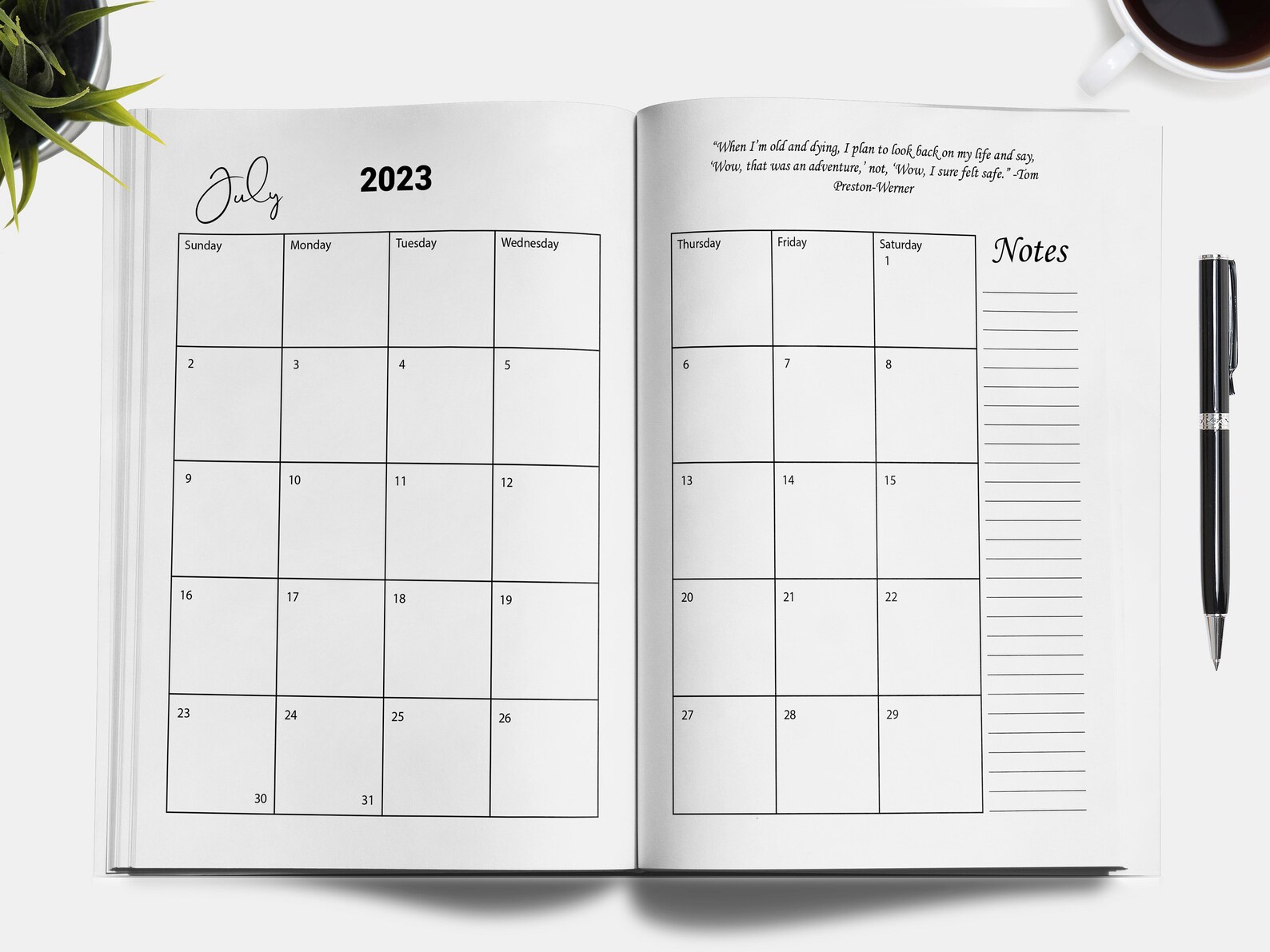 2023 Planner Weekly & Monthly Personalized Planner 2023 Etsy