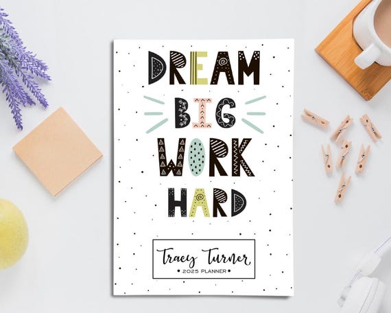 2025 Monthly Planner: Personalized Paperback Notepad