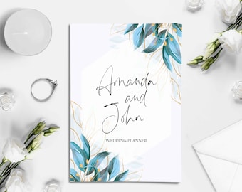 Customized Wedding Planner Book and Organizer For Brides Engagement Gift Paperback