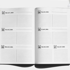 Academic Planner | July 2024 June 2025 | Weekly & Monthly | Monogram ...