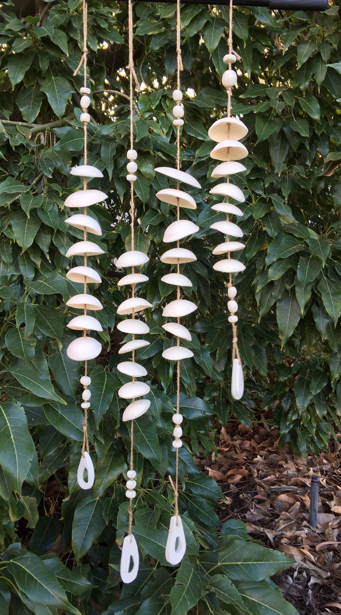Pottery Wind Chimes. Bare and Natural Clay - Etsy