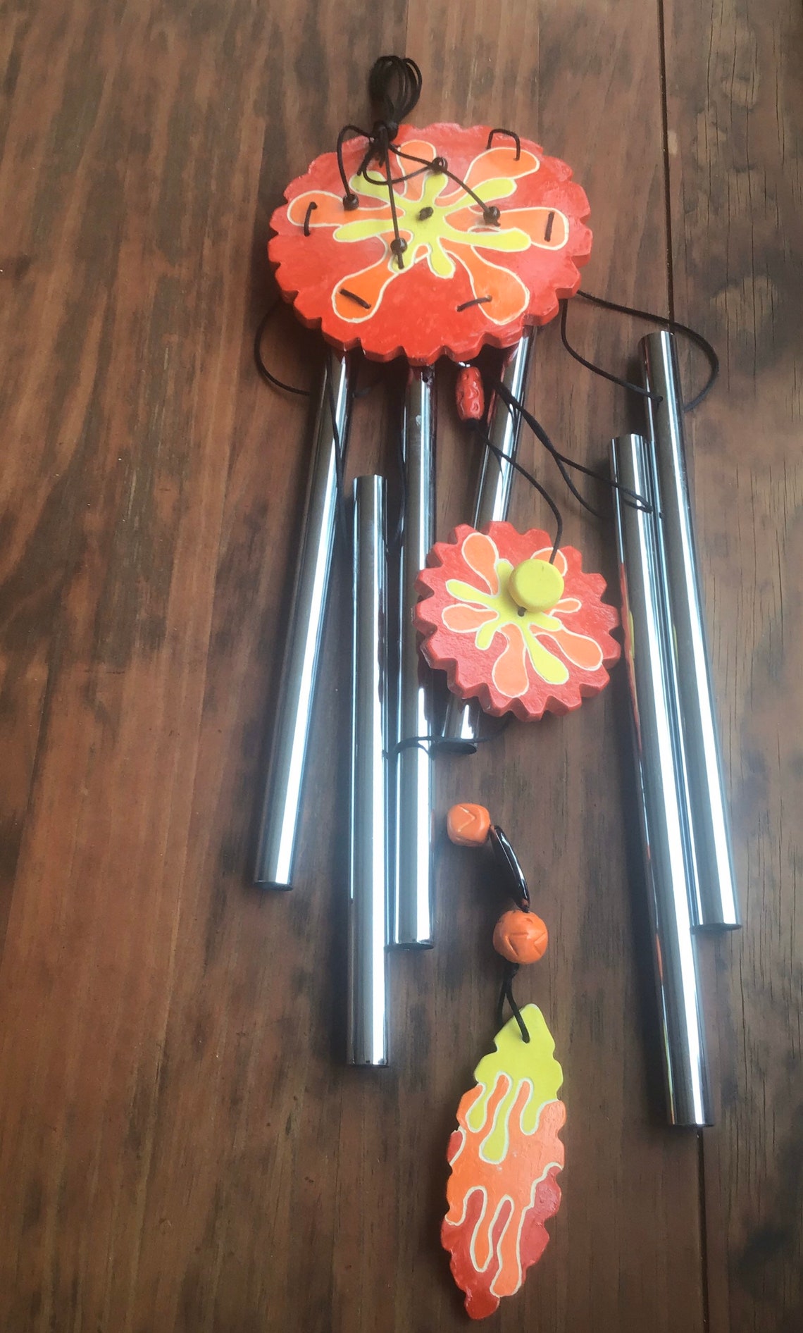 Large Handmade Pottery Wind Chime. | Etsy