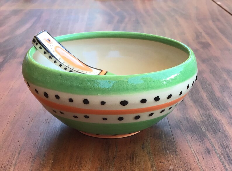 Bowl & Spoon Set Etsy Australia