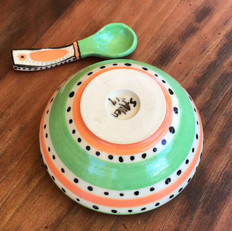 Bowl & Spoon Set Etsy Australia