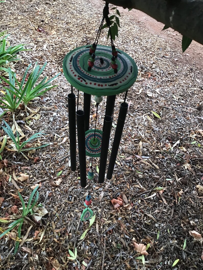 Hand made Pottery Wind Chime. Etsy