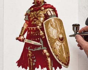 6 Layer Roman Stencil set template Ships worldwide Reusable many times durable mylar