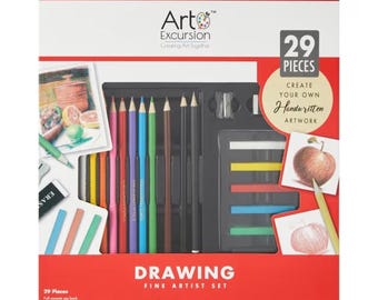 29 Piece Drawing Artist gift Set creative drawing supplies