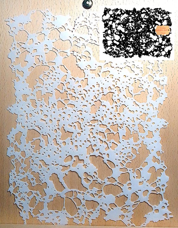 Texture Stencil Template airbrush art stencil artist template Mylar ships worldwide.
