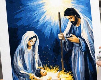 6 Layer Stencil set Nativity template Ships worldwide