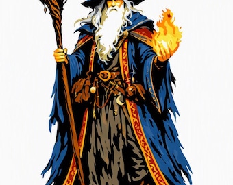 6 Layer Wizard art Stencil set template Ships worldwide