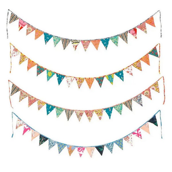 Wholesale Outdoor Bunting | Festival Handmade Cotton Colorful bunting flag, Wedding Bunting Garland Home Decor Banner