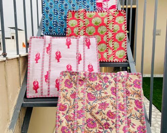 Wholesale Hand Block Print Cotton Tote Bags: Eco-Friendly Market Bags