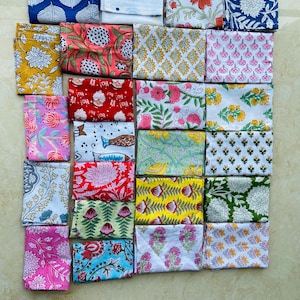 Lote al por mayor de retales de algodón, retales de tela, telas variadas por libra, retales vintage, retales bohemios, bolsa de telas.