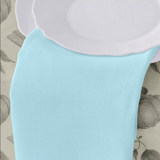 Set of 12 Psc. Turquoise Napkins Cotton Napkins Dinner Etsy