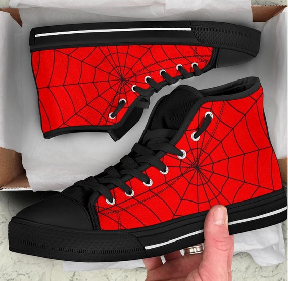 Miedo a morir Pakistán Alta exposición Spiderman Custom Canvas Zapatos top Spiderman Spiderman - Etsy México
