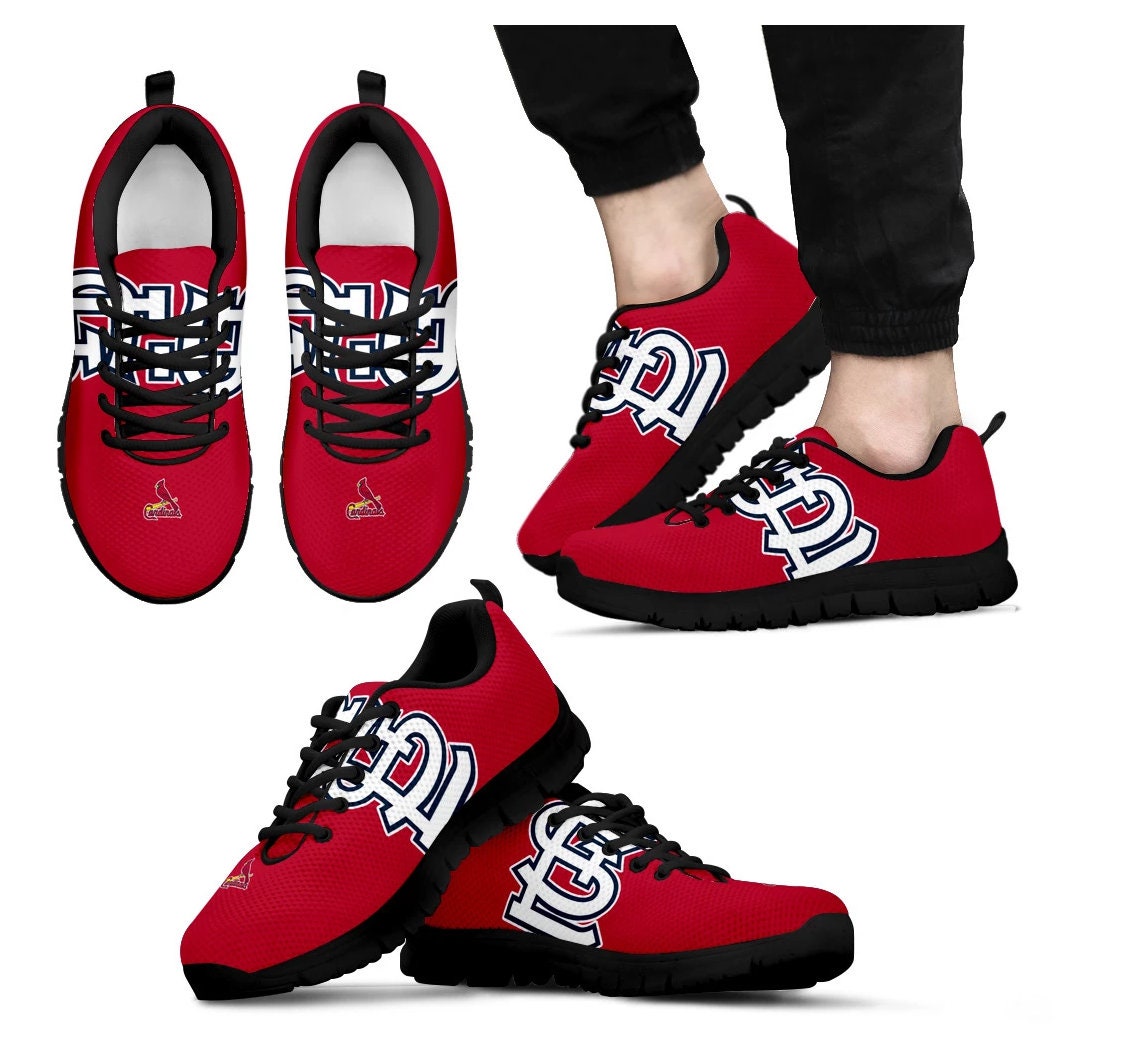 St. Louis Cardinals Fan Unofficial Running Shoes Sneakers - Etsy