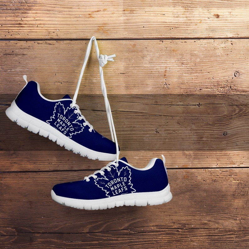 Toronto Maple Leafs Fan Unofficial Running Shoes Sneakers Etsy