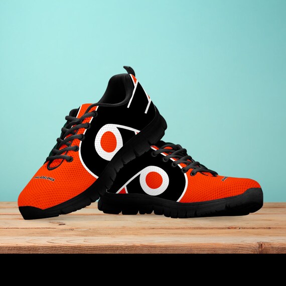 Philadelphia Flyers Fan Unofficial Running Shoes Sneakers | Etsy