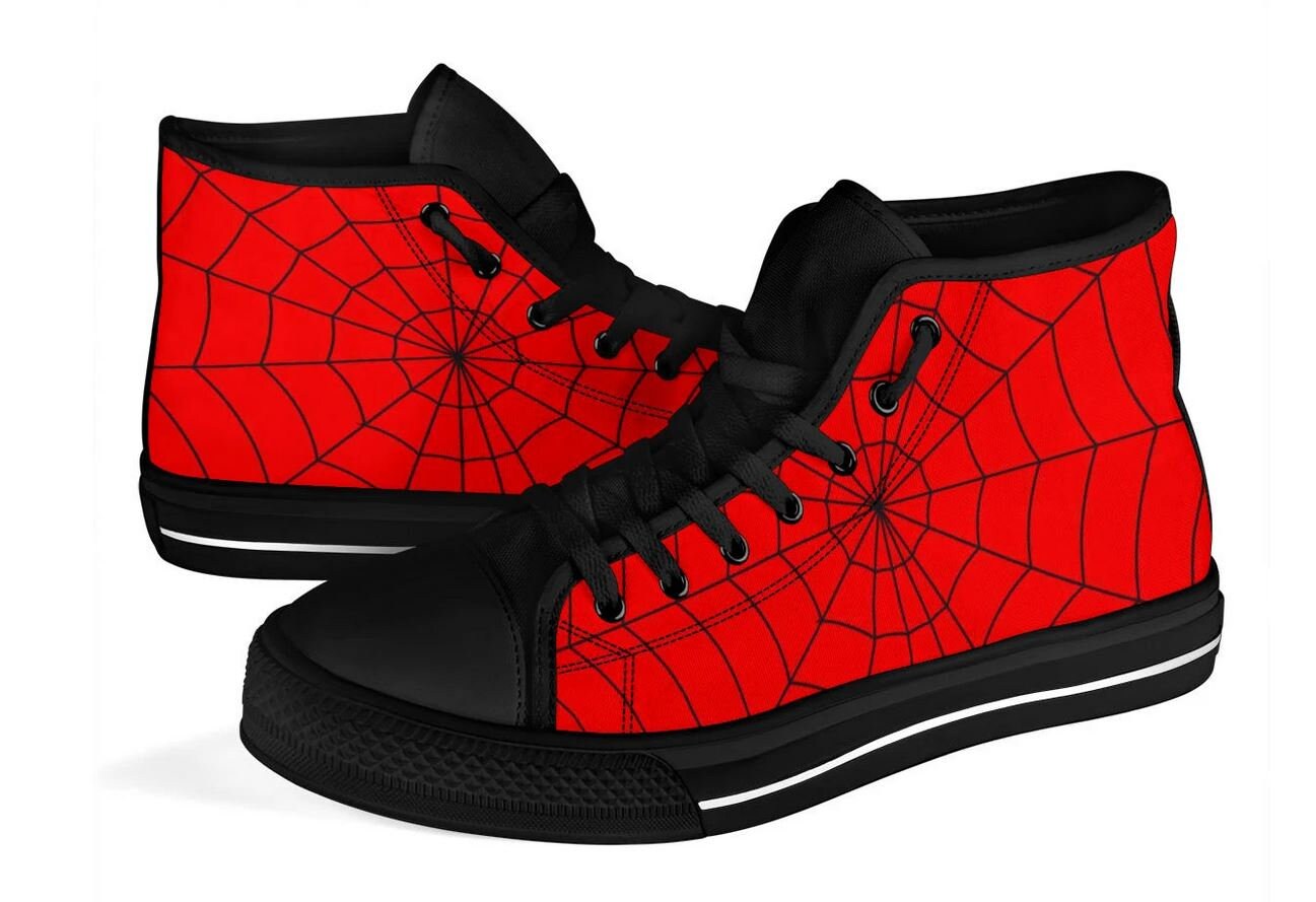 spider man canvas shoes