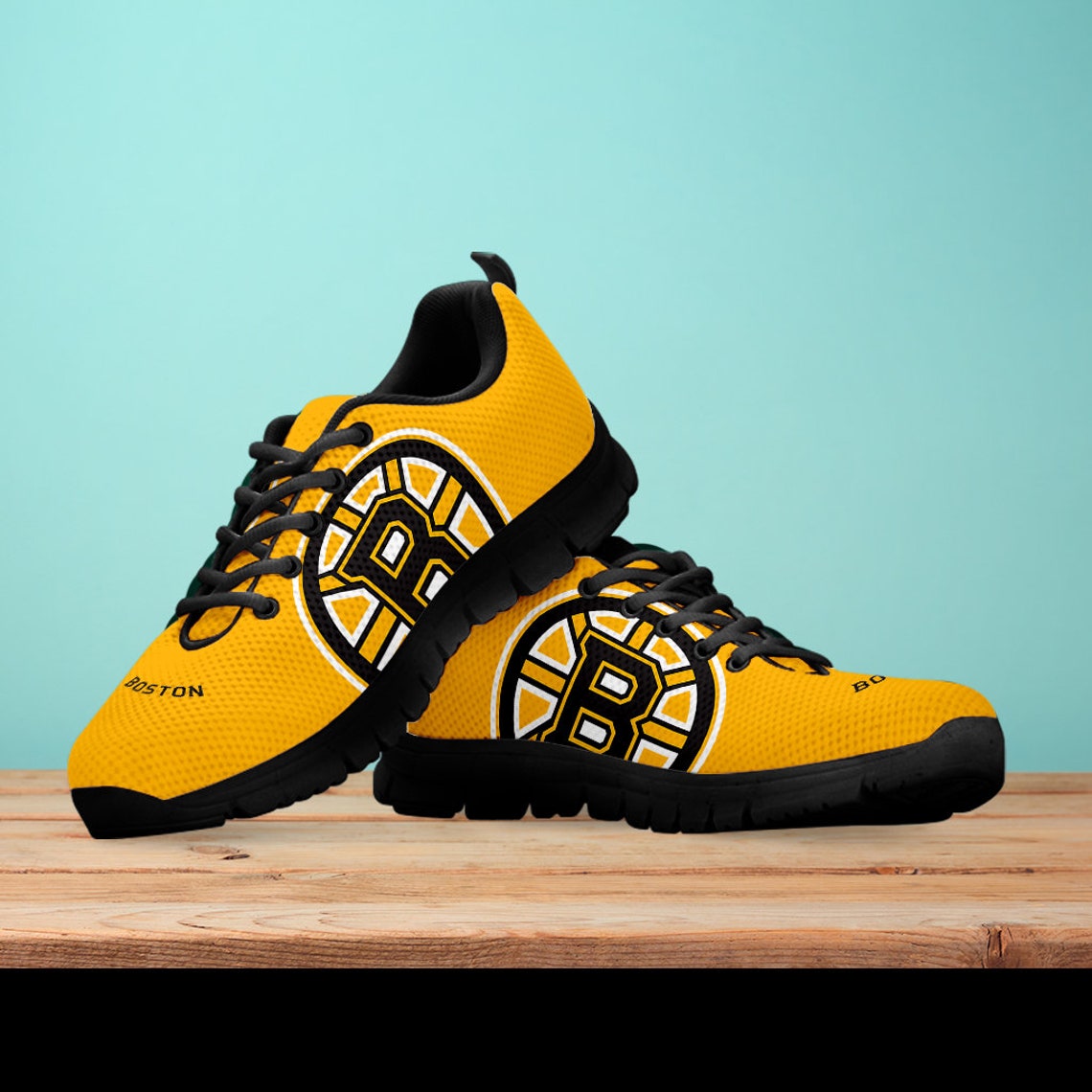 Boston Bruins Fan Unofficial Running Shoes sneakers Etsy