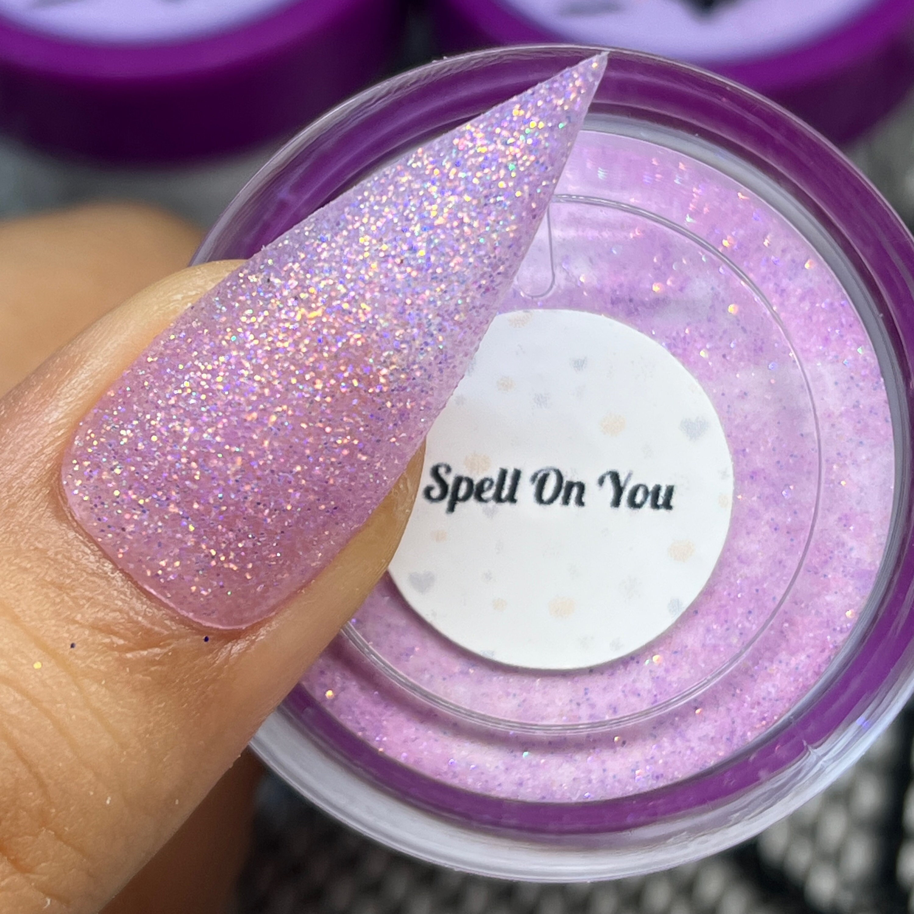 Spell on You Purple Glitter Acrylic Powder Halloween Glitter 