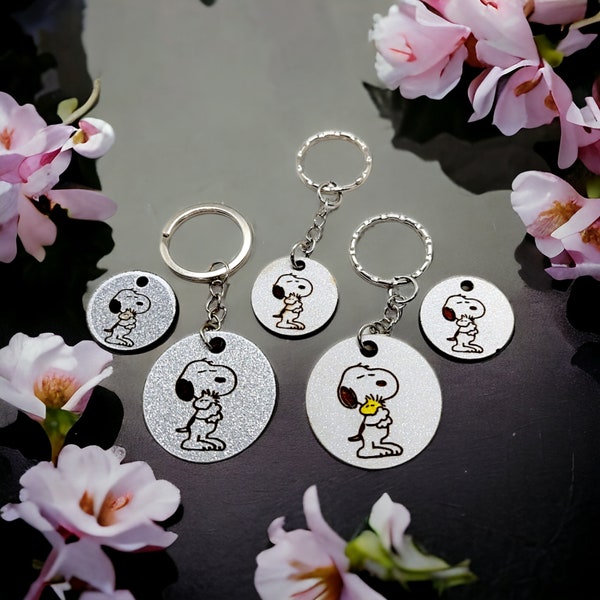 Porte-clés Snoopy et Woodstock