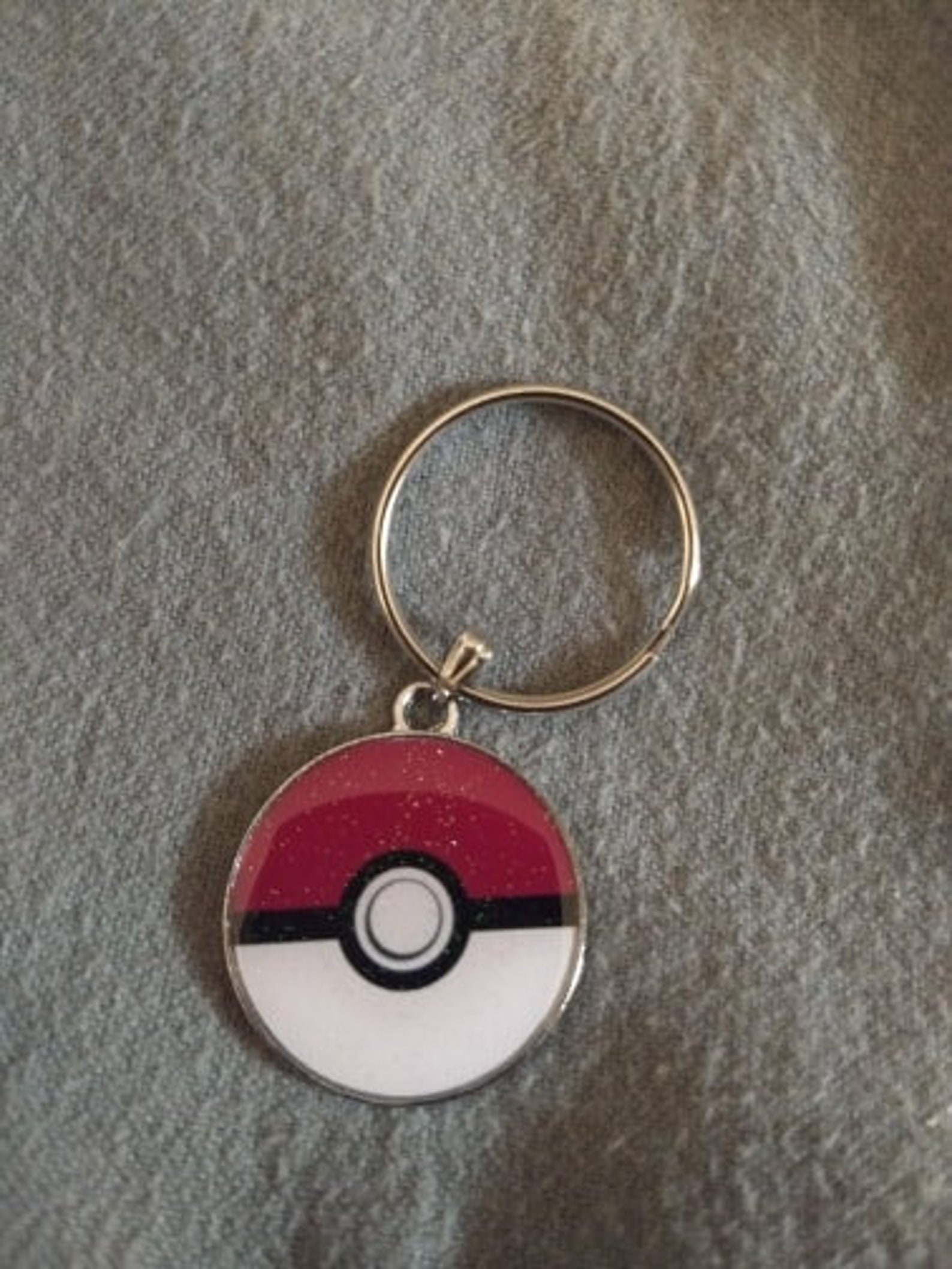 Pokemon Pokeball Keychain Etsy