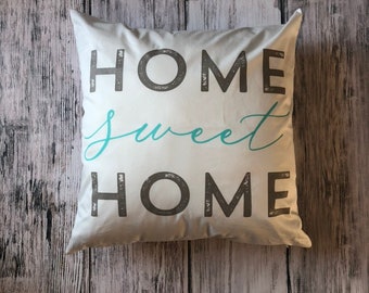Olive Wreath Home Sweet Home Throw Pillow Case Sofa Couch Square Cushion Covers