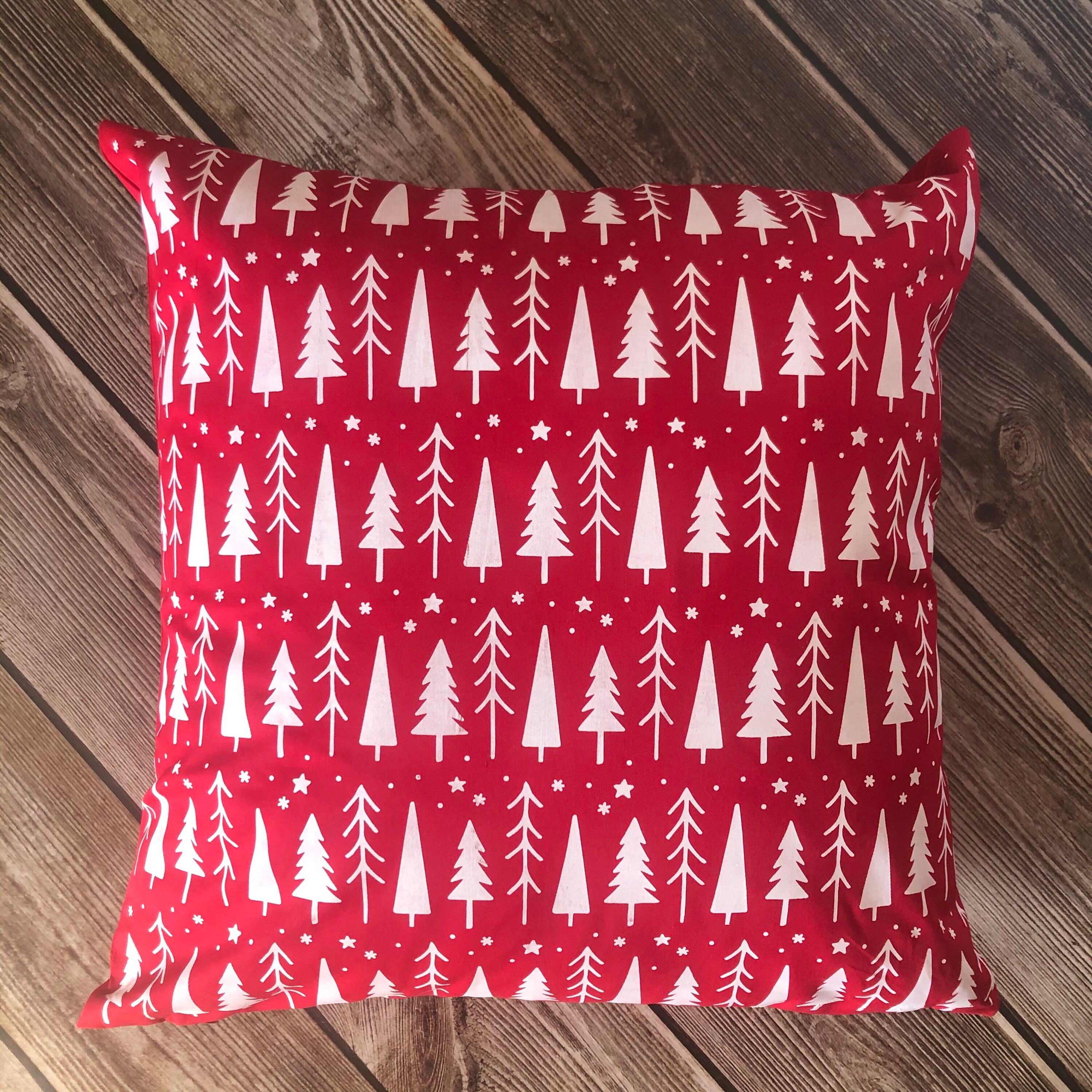 Christmas Pillows Red Christmas Pillows Christmas Tree Etsy
