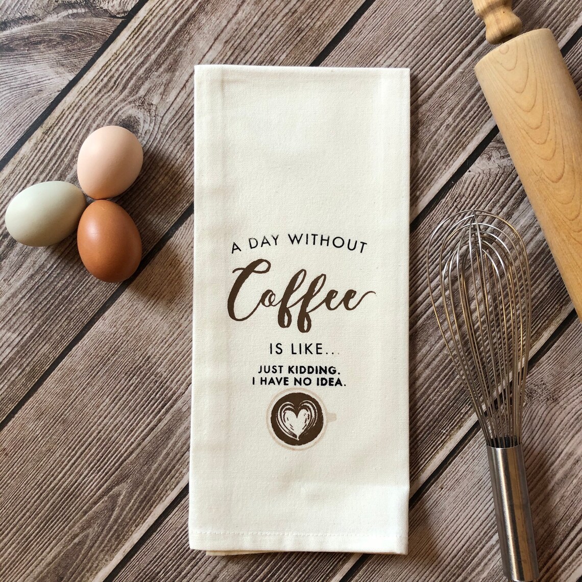 Coffee Towel Coffee Tea Towel Coffee Funny Quote Tea Etsy Canada