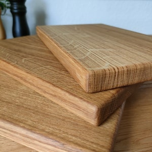 Oak breakfast board, cutting board