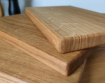 Oak breakfast board, cutting board