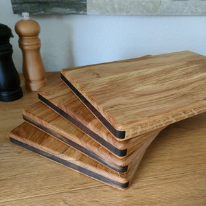 Breakfast board made of oak wood, breakfast board, breakfast board with engraving, breakfast board with external spring