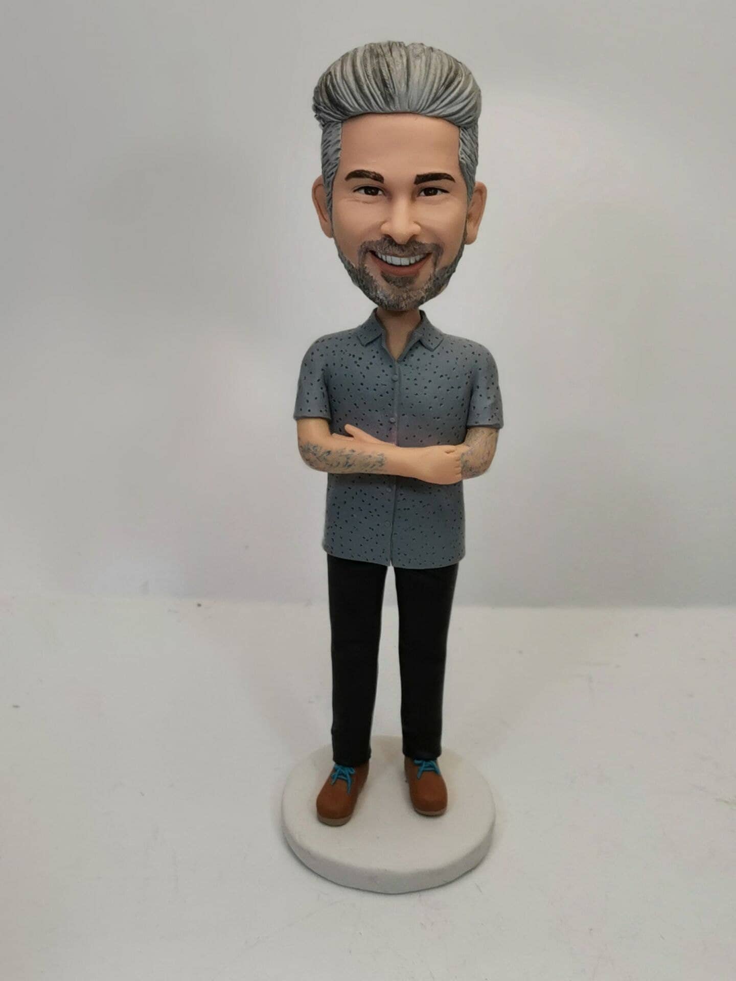 Custom Businessman Bobblehead - Personalized Office Desk Figurine Made From Your Photos