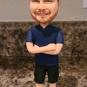 Custom man bobbleheads,Gift for him/boss ,Birthday Gift,Father/husband gift,funny dolls,Anniversary gifts,valentines day gift,easter gifts image 2