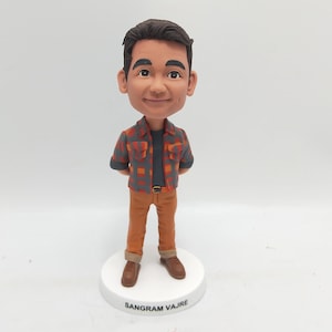 Personalized Bobblehead Figurines: Ideal for Dad, Best Friends, Weddings, Birthday & Anniversary Gifts/Father&#39;s Day gift, gifts for him