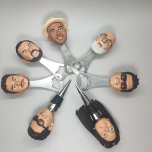 custom groomsmen gifts Personalized Bottle openers /wine stopper custom bottle openers bobblehead openers magnet openers bridesmaid gifts