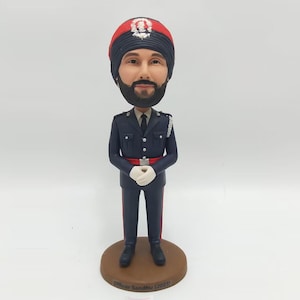 Custom police bobblehead as christmas gift ,Gift for him/boss police dolls,Anniversary gifts,Bobblehead For Air Force Officer/policeman