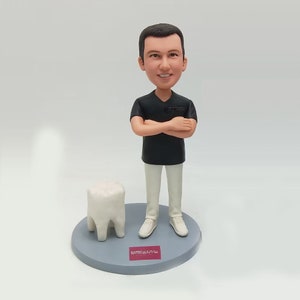 custom male doctor bobblehead  ,dentist bobblehea,Christmas gifts For Doctors, Surgeon, Dentist,doctor graduation gift