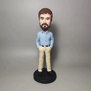 Custom Man Bobbleheads, Personalized Boyfriend Bobble head, Custom  Gifts, Custom Father Bobblehead, Custom Boss Bobbleheads